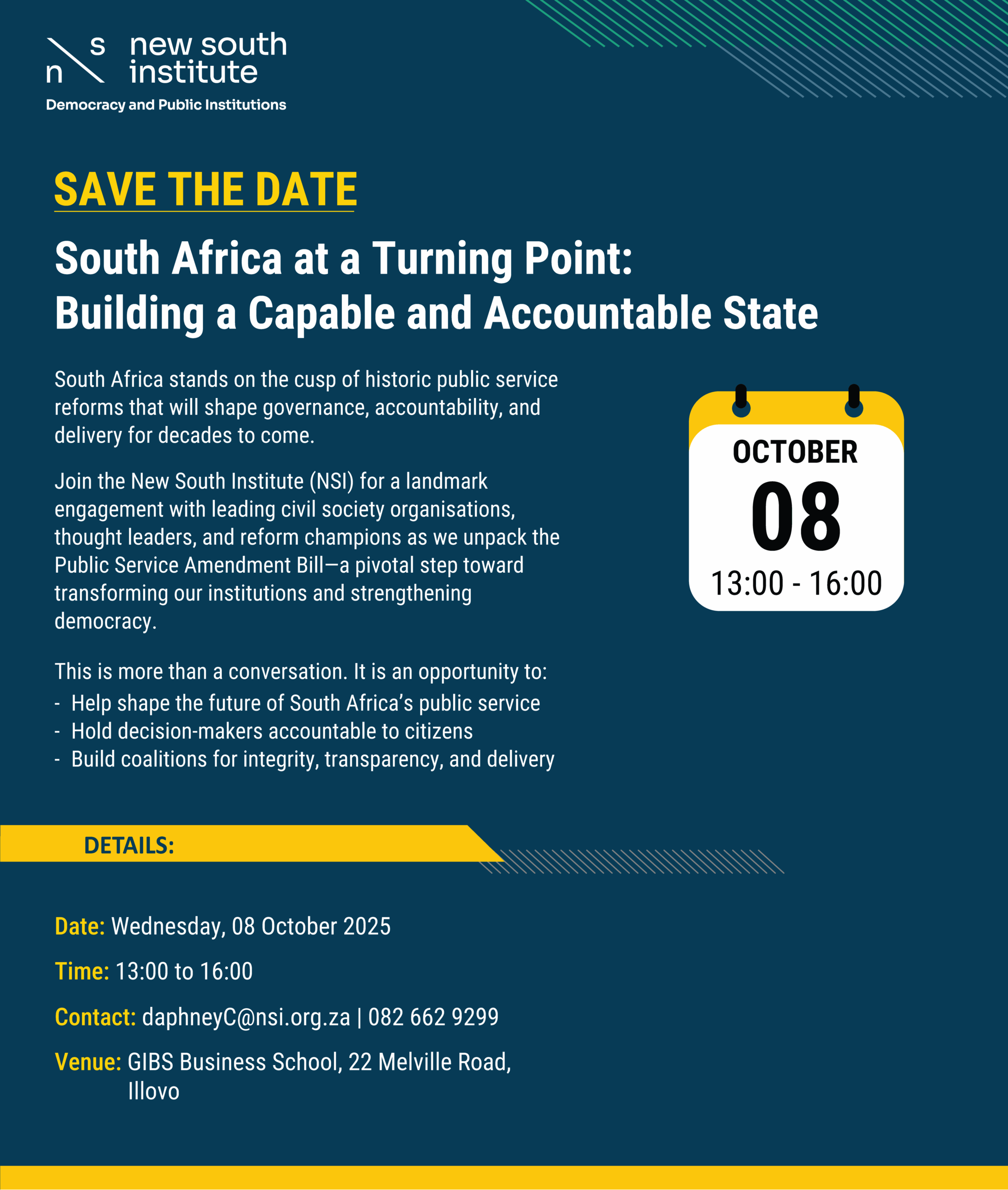 South Africa at a Turning Point: Building a Capable and Accountable State